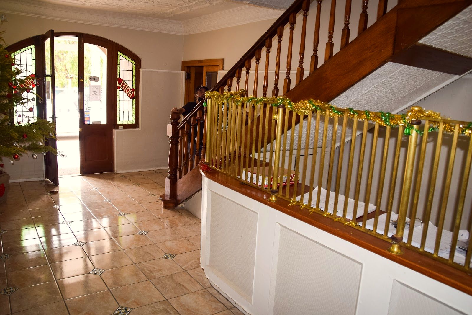 The staircase